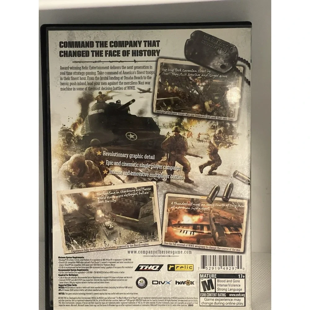 Company of Heroes -‎ PC Game - Complete in Case